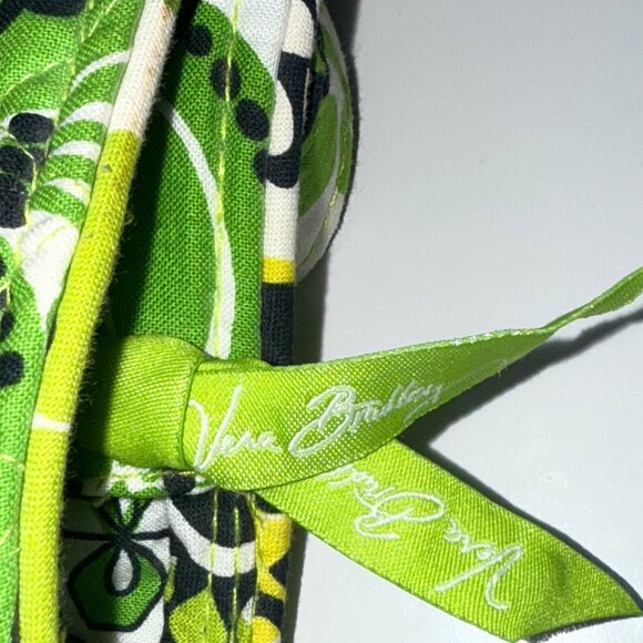Vera Bradley Go Round Tote Bag in Retired Lime Green Pattern - Picture 8 of 8